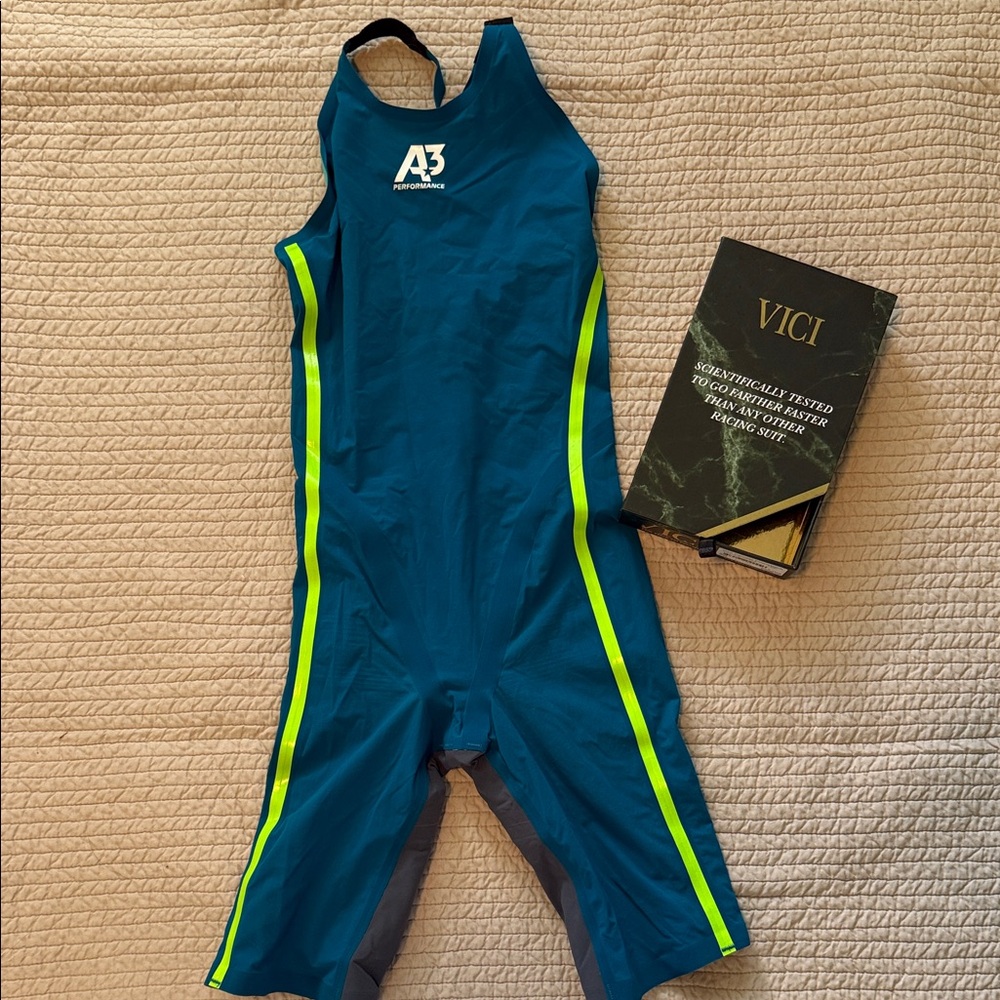 A3 Performance VICI Blue and Yellow tech suit sz20
